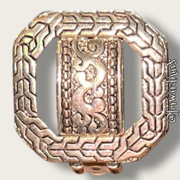 Vintage Silver-Tone Clip-On Earrings | Classic and Elegant - Picture 8 of 10